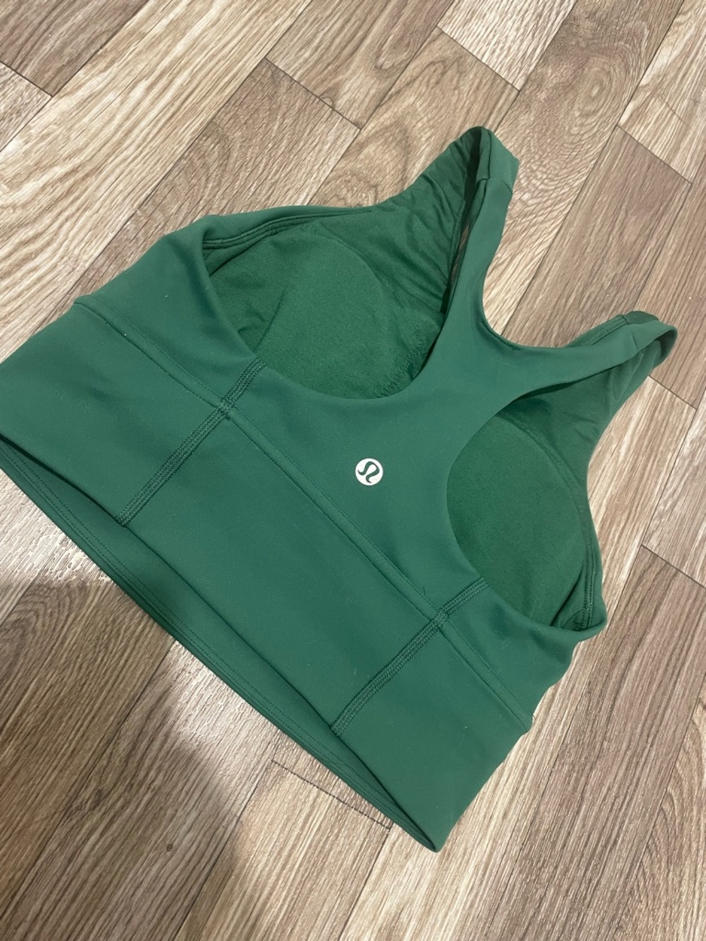 lululemon athletica Forest Green Racerback Sports Bra